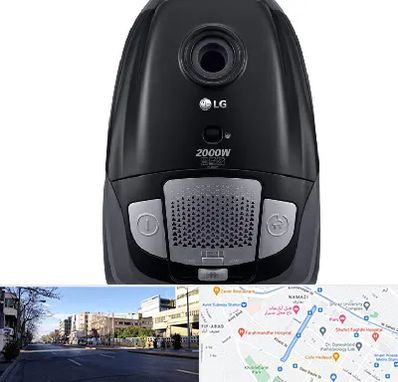 قطعات جاروبرقی ال جی در خیابان ملاصدرا شیراز 