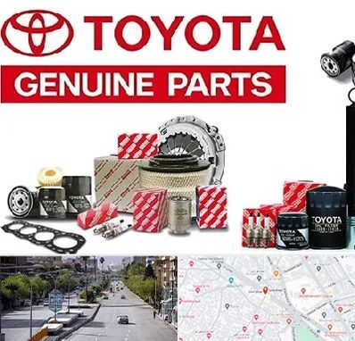 لوازم یدکی تویوتا در خیابان زند شیراز 