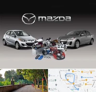 لوازم یدکی مزدا در فلکه گاز رشت 