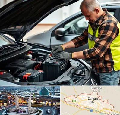 امداد باتری در زنجان
