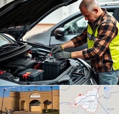 امداد باتری در ایرانشهر