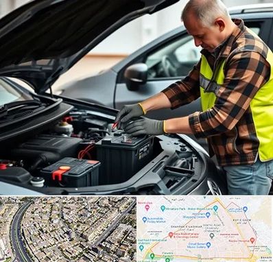 امداد باتری در شهرک غرب مشهد 