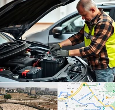 امداد باتری در کوی وحدت شیراز 