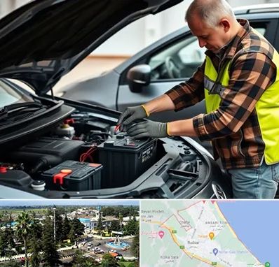 امداد باتری در رودسر