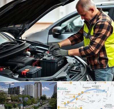 امداد باتری در اندرزگو 