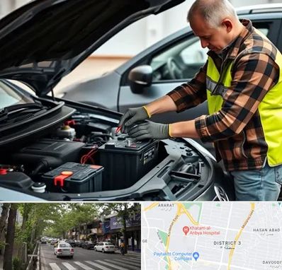 امداد باتری در ظفر 