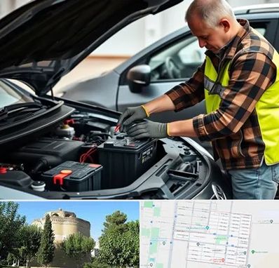 امداد باتری در مرداویج اصفهان 