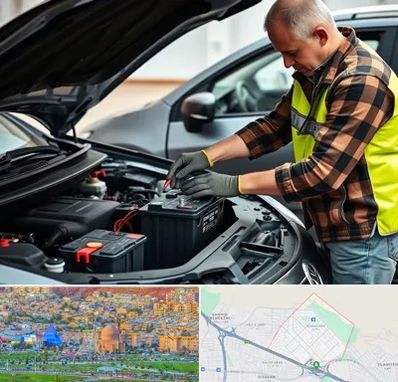 امداد باتری در رشدیه تبریز 