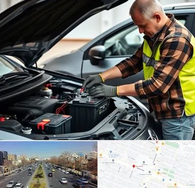 امداد باتری در بلوار معلم مشهد 