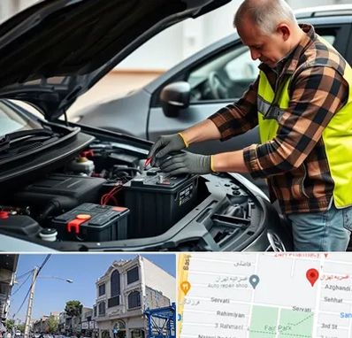 امداد باتری در افسریه 