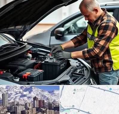 امداد باتری در ازگل