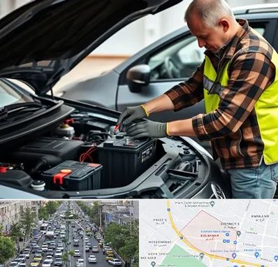 امداد باتری در گلشهر کرج 