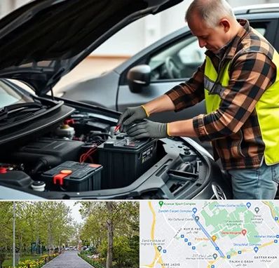 امداد باتری در قدوسی غربی شیراز 