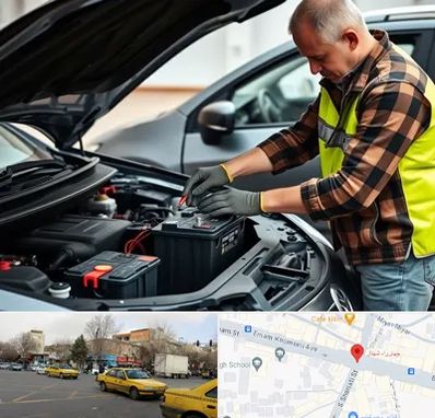 امداد باتری در شهناز تبریز 