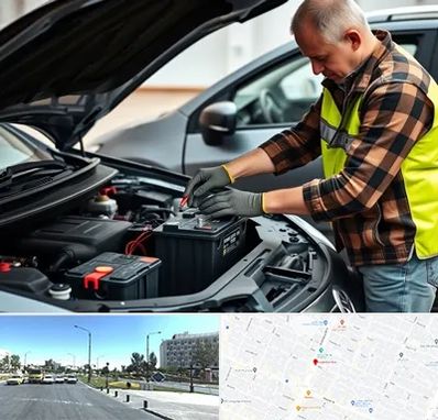 امداد باتری در بلوار کلاهدوز مشهد 