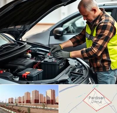 امداد باتری در پردیسان قم 