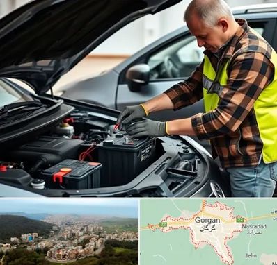 امداد باتری در گرگان