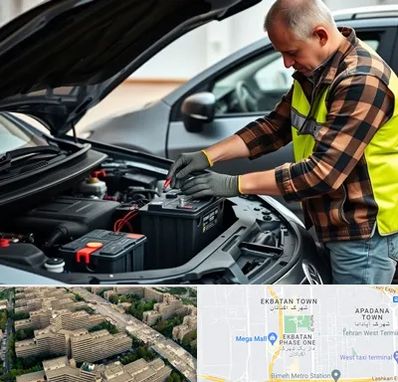 امداد باتری در اکباتان 