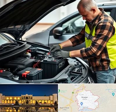 امداد باتری در برازجان