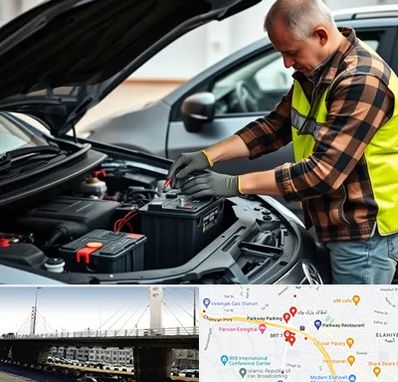 امداد باتری در پارک وی 