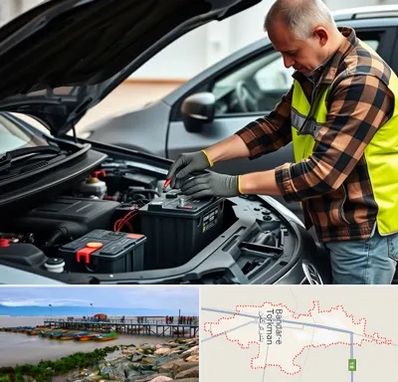 امداد باتری در بندر ترکمن