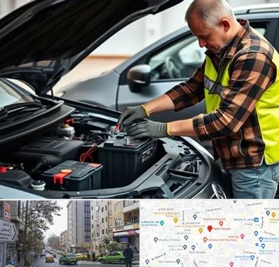 امداد باتری در فاطمی 