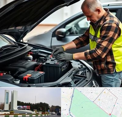 امداد باتری در بلوار فلسیطین مشهد 