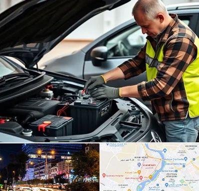 امداد باتری در کیانپارس اهواز 