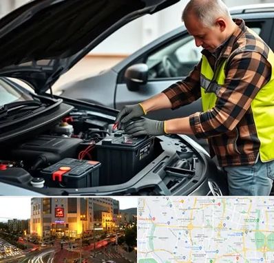 امداد باتری در جنت آباد تهران 