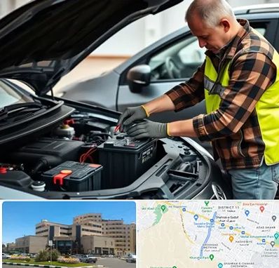 امداد باتری در صیاد شیرازی مشهد 