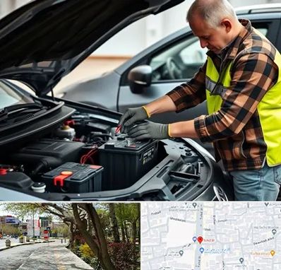 امداد باتری در خیابان توحید اصفهان 