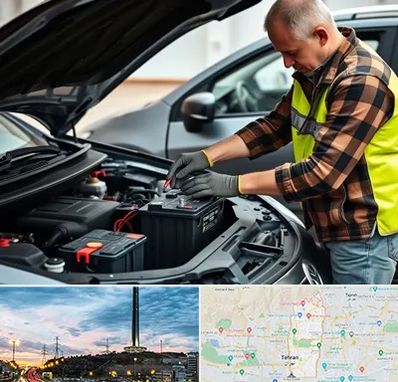 امداد باتری در منطقه 2 تهران 