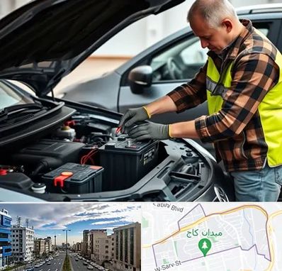 امداد باتری در سعادت آباد 