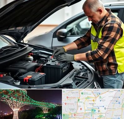 امداد باتری در منطقه 3 تهران 