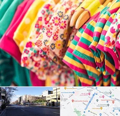 فروشگاه لباس کودک در خیابان ملاصدرا شیراز