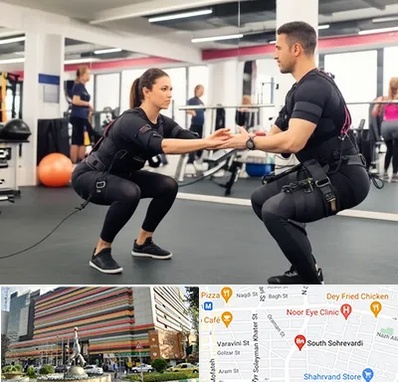 باشگاه لاغری EMS در سهروردی 