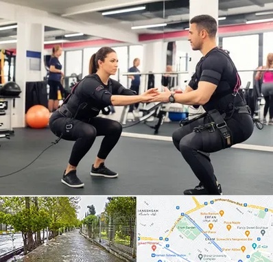 باشگاه لاغری EMS در خیابان ارم شیراز 