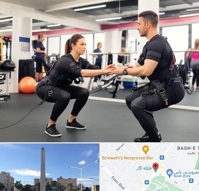 باشگاه لاغری EMS در فلکه گاز شیراز 