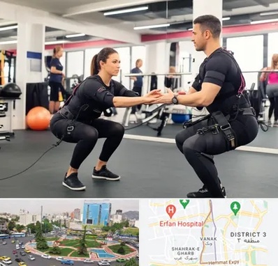 باشگاه لاغری EMS در ونک 