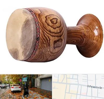 آموزشگاه تنبک در خیابان فلسطین