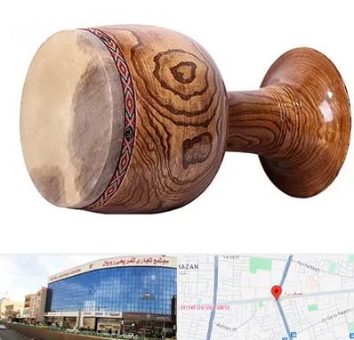 آموزشگاه تنبک در نصف راه تبریز 