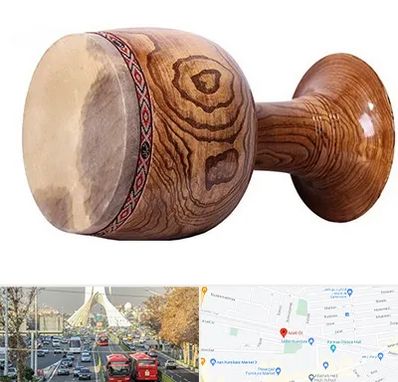 آموزشگاه تنبک در خیابان آزادی 