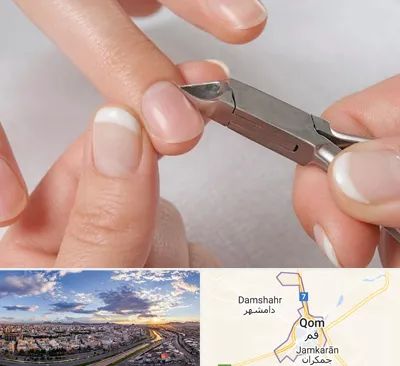 مانیکور روسی در قم