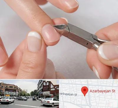 مانیکور روسی در خیابان آذربایجان