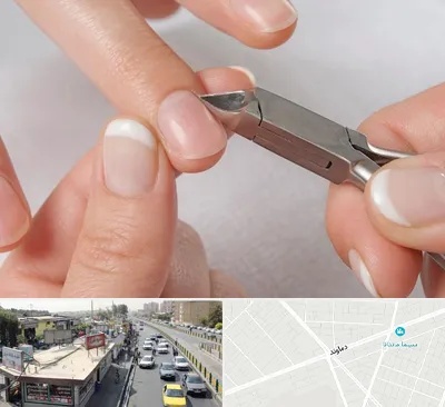 مانیکور روسی در خیابان دماوند