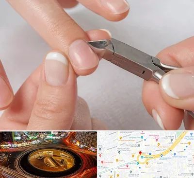 مانیکور روسی در میدان ولیعصر 