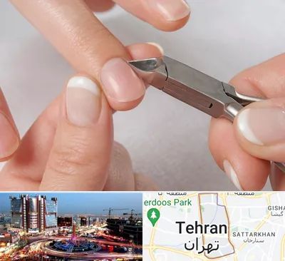 مانیکور روسی در صادقیه 