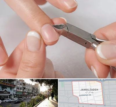 مانیکور روسی در خیابان جمالزاده