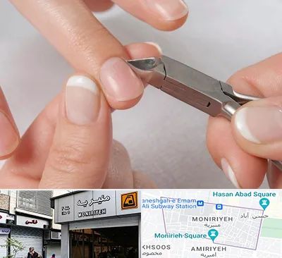 مانیکور روسی در منیریه 