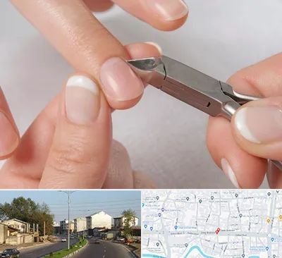 مانیکور روسی در ضیابری رشت 